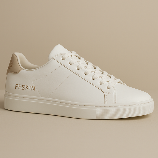 Feskin Blanc – Cuir Véritable